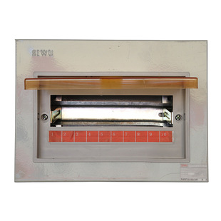 思屋照明配电箱 铁壳布线箱 swx(pz30)-a-10回路 暗装明装 模数化