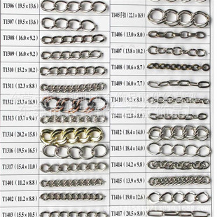 厂家生产批发 钥匙扣尾链  各种金属细链条 量大可定制