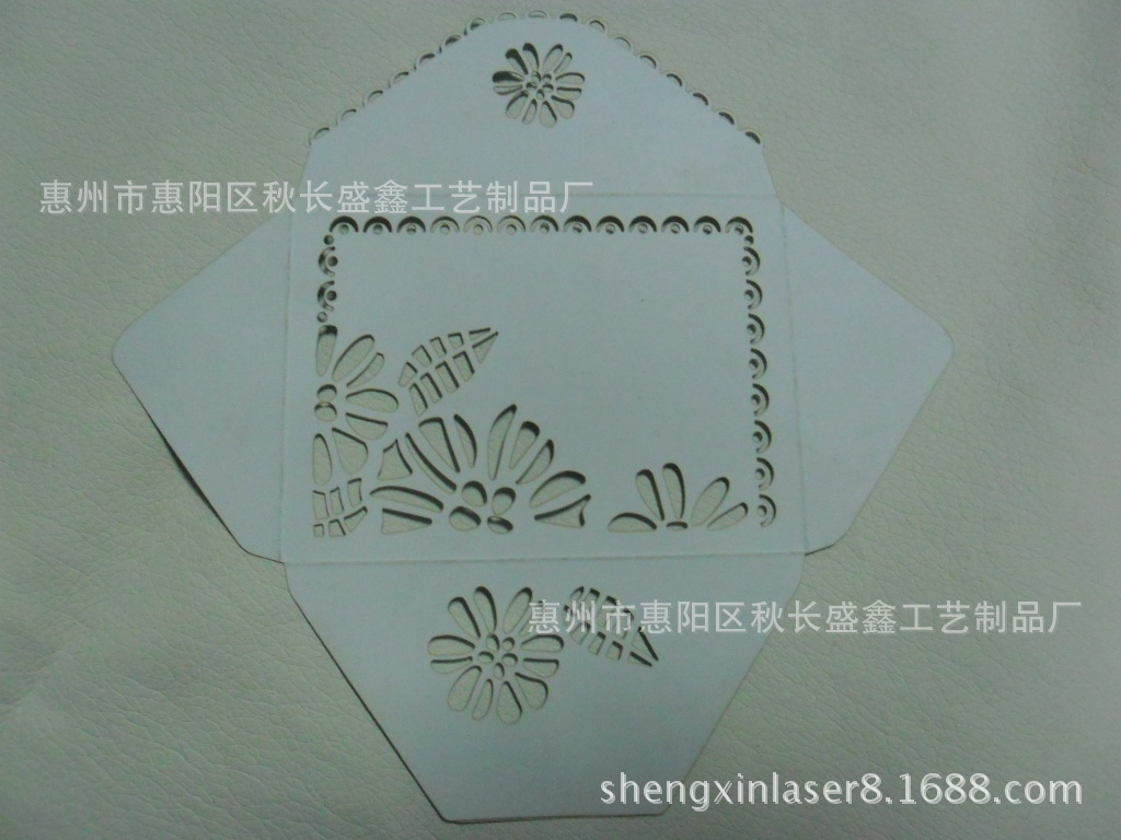 供应雕刻纸卡|激光镂空剪纸|贺卡 纸制品激光雕刻加工