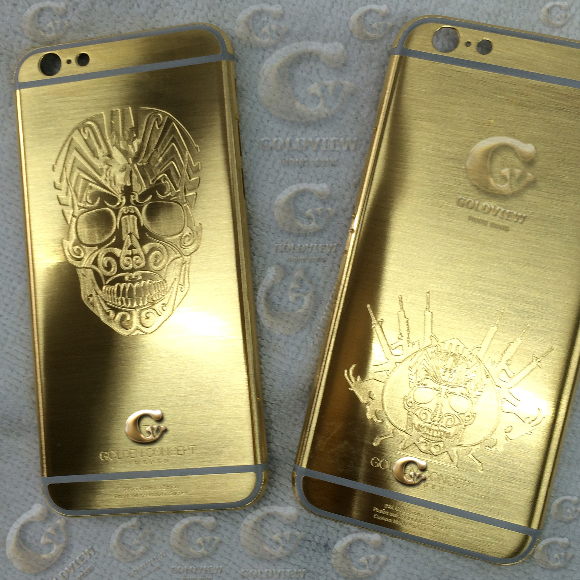 goldview苹果黄金手机 iphone 6限量版 私人定制 c罗同款