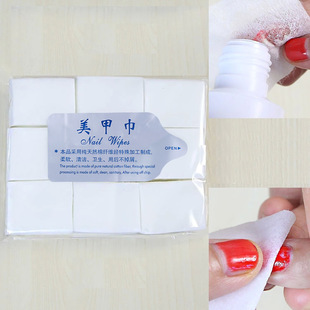 美甲用品批发环保洗甲棉一次性洗甲卸甲巾卸甲片美甲巾批发