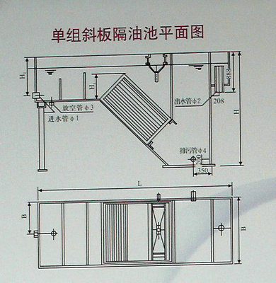 中科晶硕供应斜板隔油池,可上带刮油刮渣机