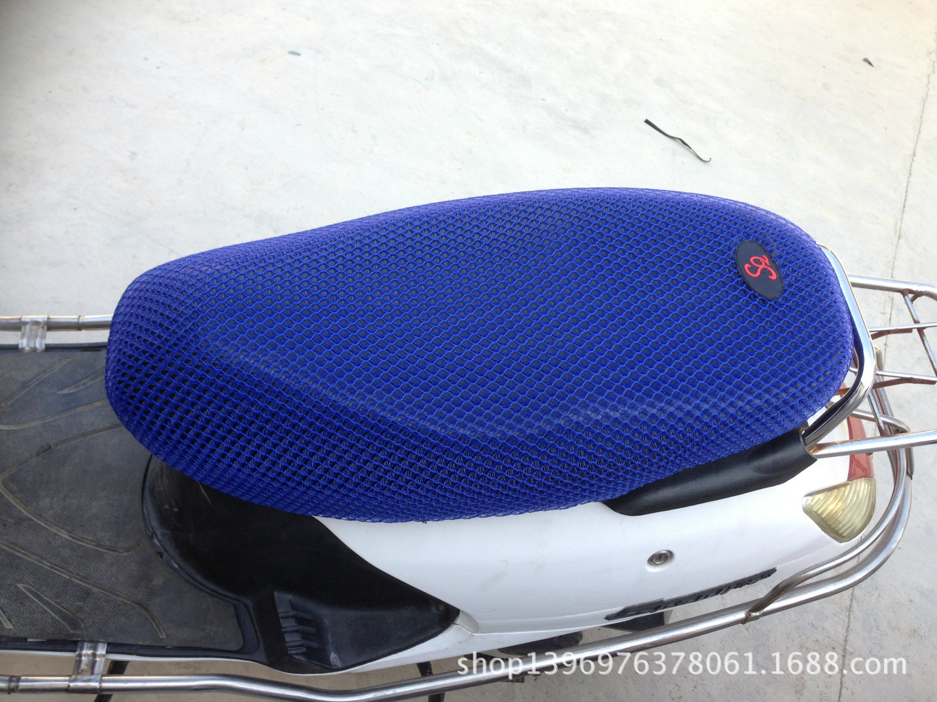 3d摩托车网布坐垫套 电动车防晒座套 太空网布套 motor cover