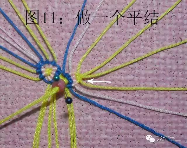 【趣味diy】斜卷结青花瓷柱--手工编织高级教程