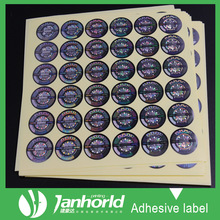 Nhà sản xuất bán buôn nhãn chống giả tùy chỉnh nhãn thực phẩm dán nhãn laser QR mã dán tùy chỉnh dán niêm phong Nhãn bảo mật