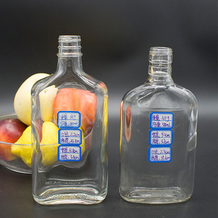 酵素酒瓶玻璃瓶 无铅白葡萄酒瓶密封玻璃酒瓶白酒瓶子