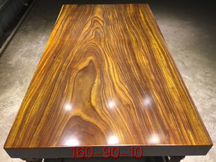 非洲奥坎原木实木大板茶台 办公会议桌 画案 餐桌 160-90-10 现货