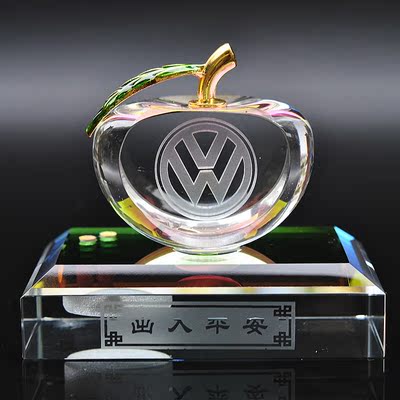 高档汽车香水座式大众专用车标车载摆件车用车内饰品创意车饰用品