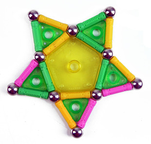 磁力棒磁性积木 拼装立体构建 DIY创意玩具 组装益智玩具 热销