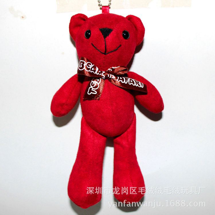 现货韩国暴力熊挂件 泰迪小熊挂件 女生包包挂件小熊厂家批发直销