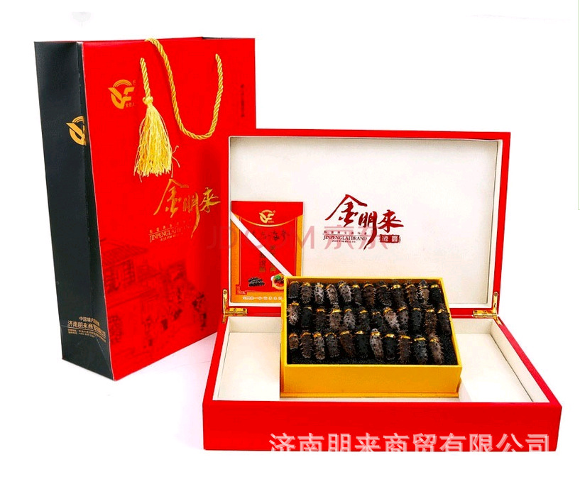 金朋来5a野生淡干海参刺参辽参大连参 150g 礼盒装 15-30头