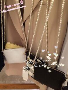 2014年批发零售日代购品牌snidel五色雏菊格子珍珠链单肩包手拿包