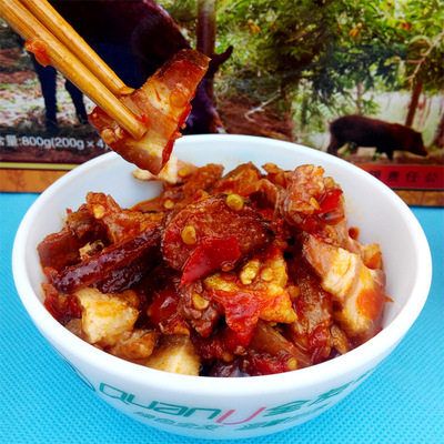 湖南江华瑶家腊肉 野猪肉 烟熏腊肉 农家自制特产厂家批发