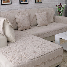 sofa đệm hiện đại bốn mùa trượt bông vải ghế sofa đệm sofa đệm mùa hè khăn cửa hàng nhà máy Đệm / sofa đệm