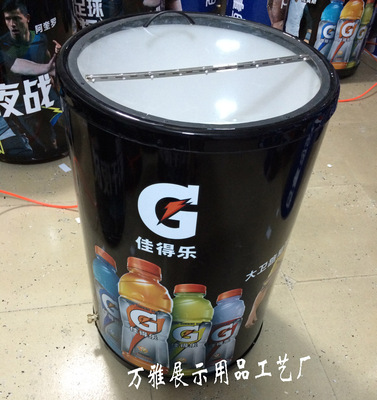 abs一体成型保温冰桶 百事可乐/佳得乐广告冰桶 饮料冰桶 罐形