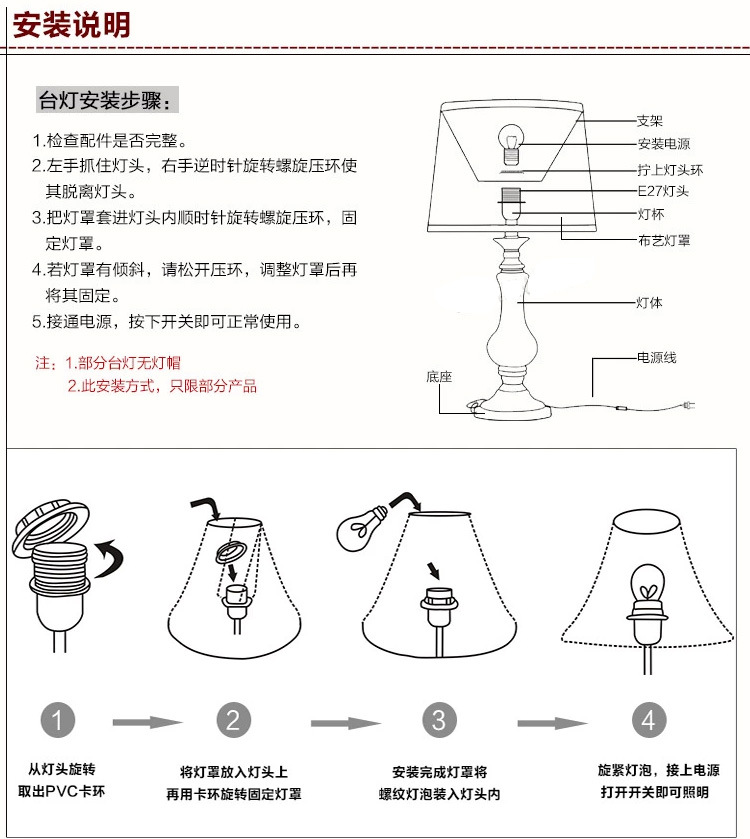 shani/山艺 陶瓷台灯 造型花朵夜灯 创意床头欧式台灯 装饰卧室