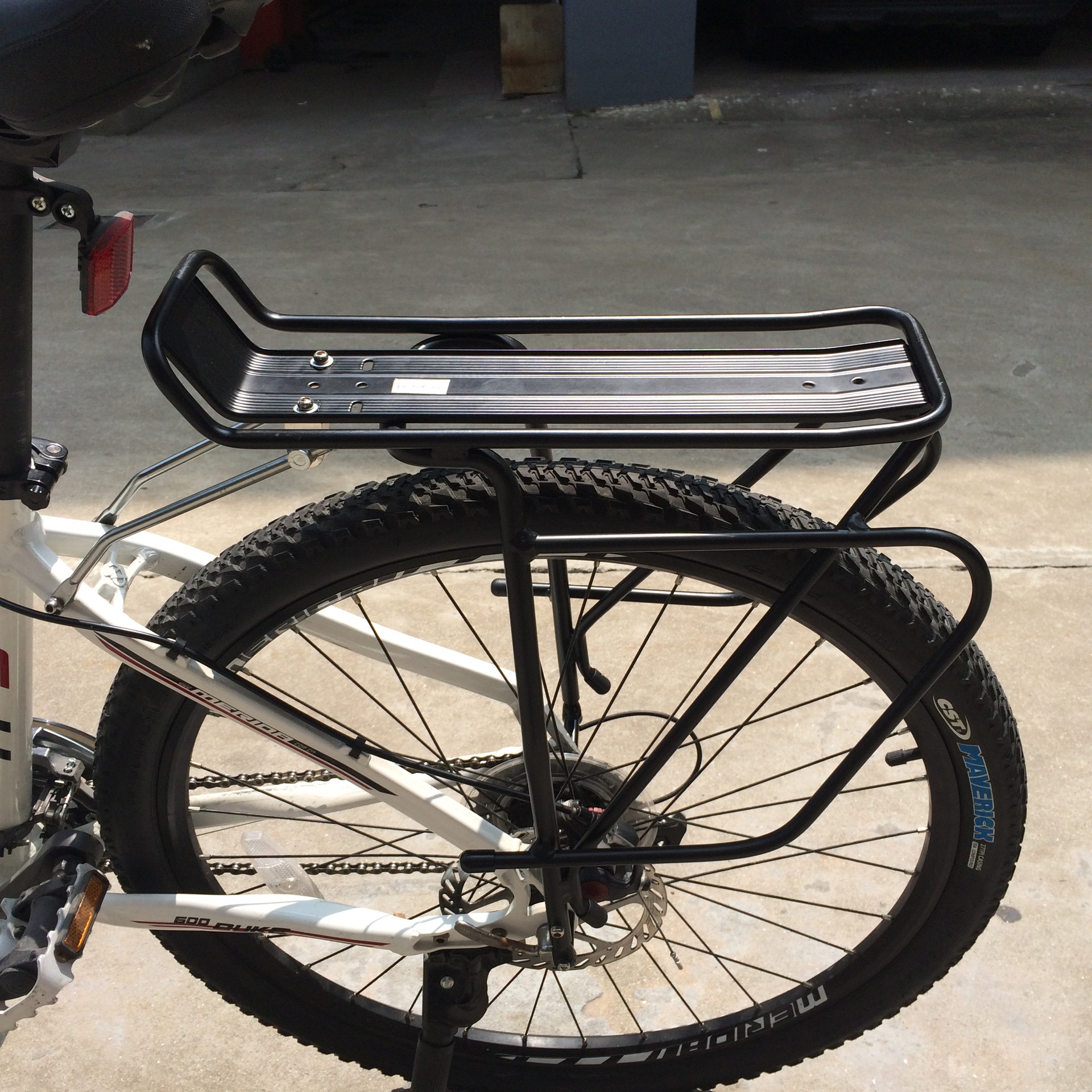 自行车高强度铝合金可载人后货架 后衣架 后座 尾架 后置架