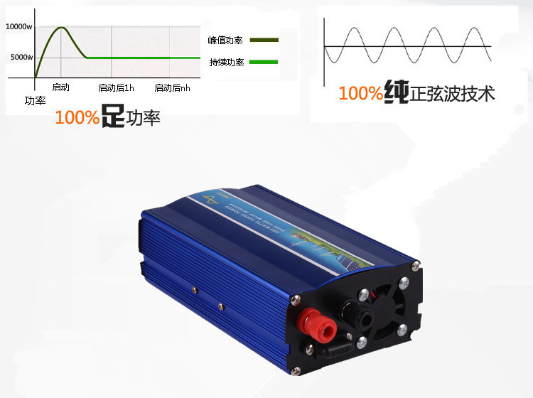 纯正弦波光伏离网逆变器2000w转换器12/220v逆变器首选品牌尊奥