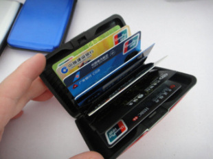 铝制卡包、信用卡盒,铝制信用卡钱包，铝制信用卡包，塑料卡包，