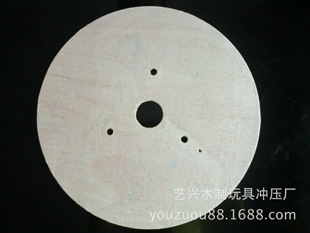 厂家直销木板冲压加工 木制夹板圆木片配件 6MM木板圆形镂空工艺