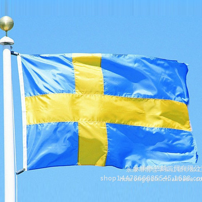 瑞典国旗_国旗瑞典大 另出售现货车旗 手旗 活