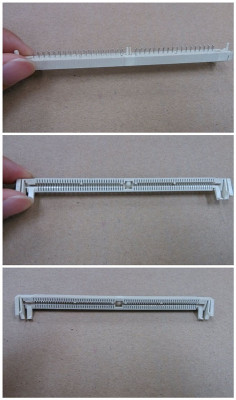 72线内存槽弯角直插角度45℃/180℃