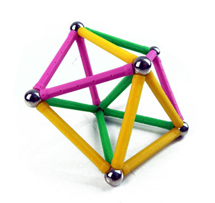 批发 磁力棒磁性积木 拼装立体构建 DIY创意玩具 组装益智玩具
