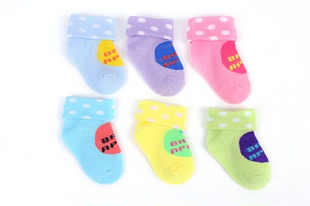 外贸童袜新款韩国版儿童袜子 春秋婴儿袜子 0-1岁宝宝袜子批发