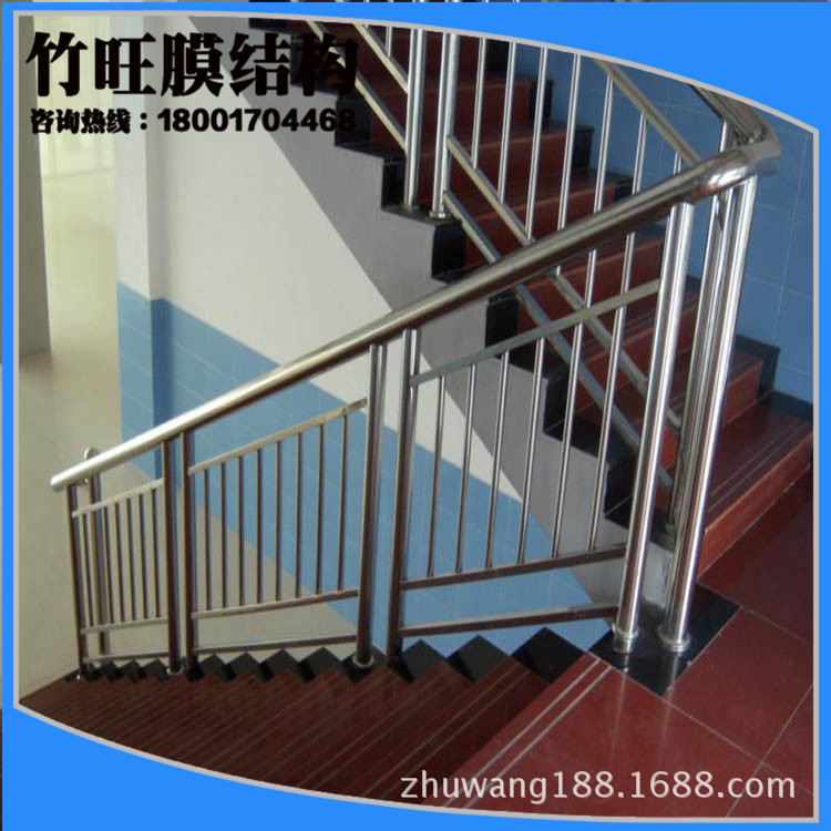 上海竹旺供应各种不锈钢楼梯扶手 欢迎来图定制 价格优惠