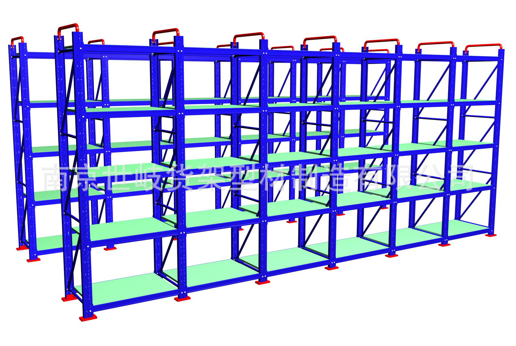 重型货架立体图