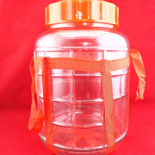 厂家直销 加工定做橄榄油瓶  优质罐头瓶玻璃瓶  10升泡酒瓶批发