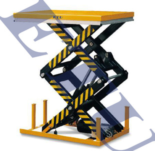 ETU易梯优液压升降台2吨固定式电动升降平台剪式液压升降平台