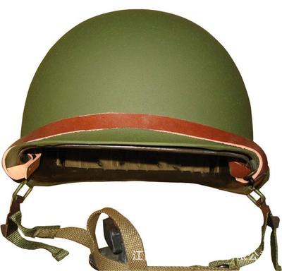 二战经典m1双层钢盔 军迷cs野战游戏头盔 空降版兄弟连战术头盔