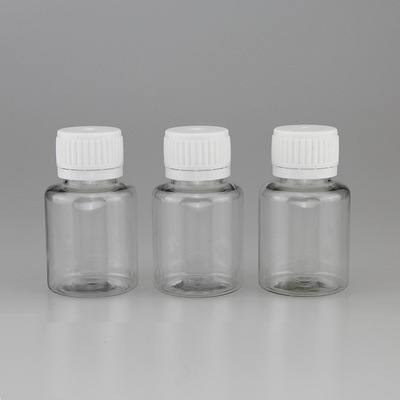 厂家直销 批发供应60mlpet透明塑料瓶 小口液体瓶 取样品瓶
