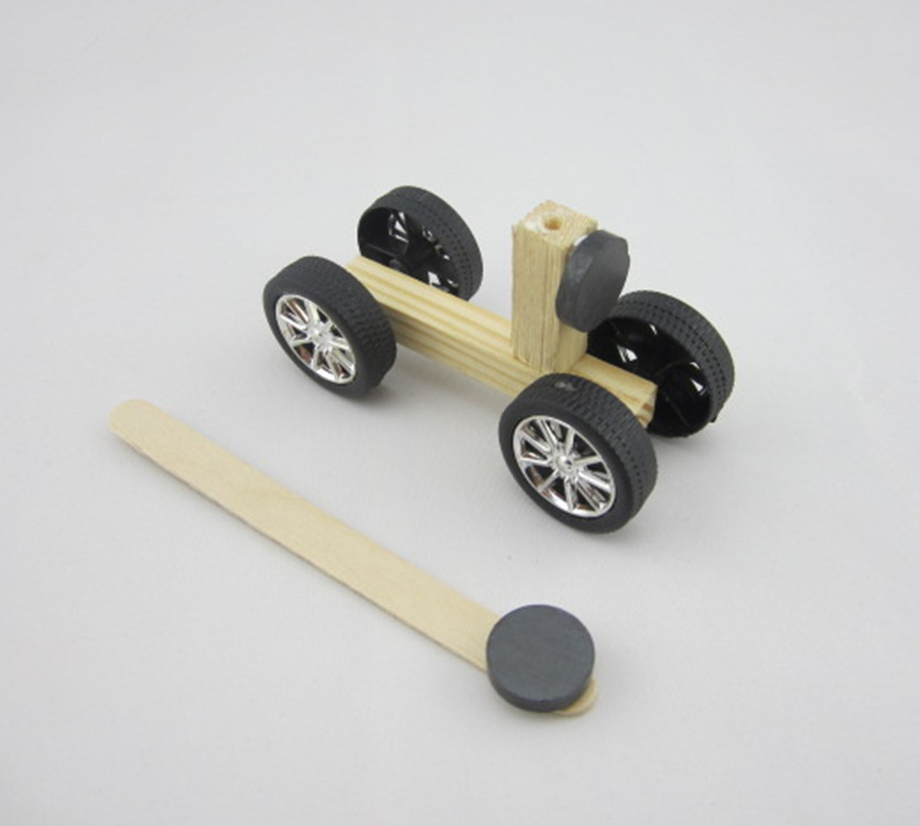 磁力小车 斥力小车 手工科技小制作DIY益智玩具