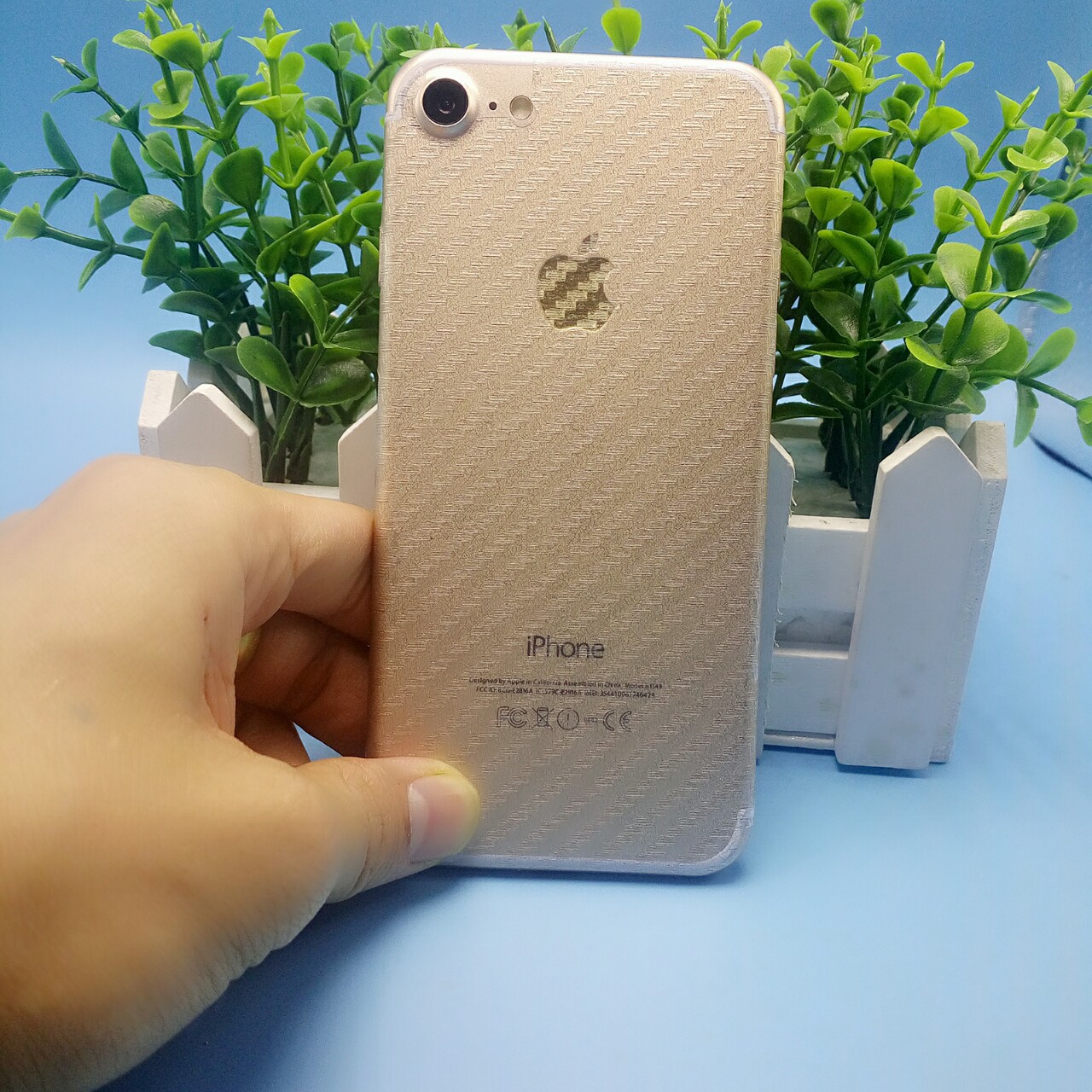手机保护膜-iphone7 plus手机碳纤维后膜苹果7