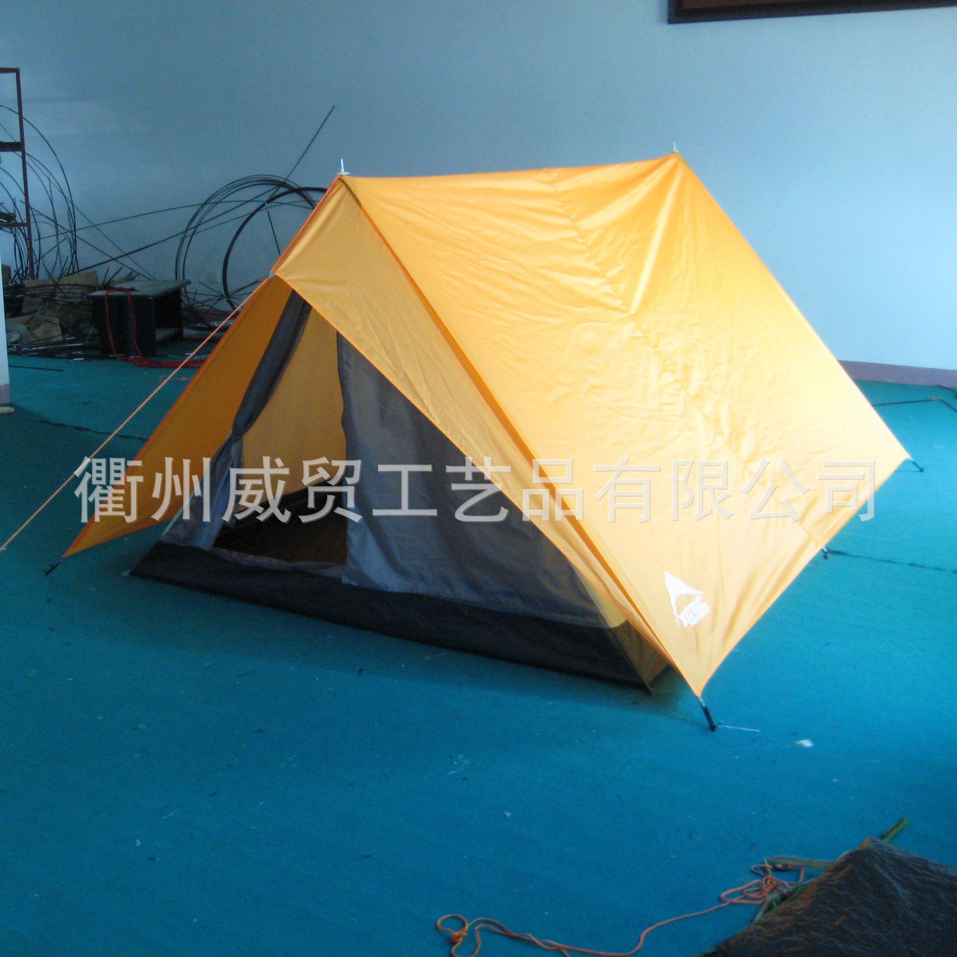 厂家待定 野外双层三角帐篷 户外休闲野营烧烤帐篷