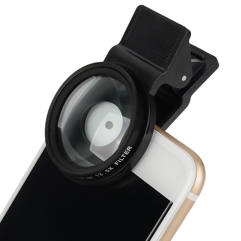 手机镜头手机滤镜37mm微距镜近摄镜放大 通用