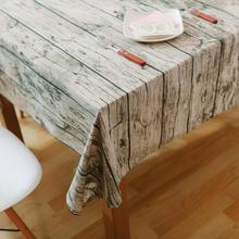 Retro vải bông khăn trải bàn khăn trải bàn sáng tạo vỏ gỗ bảng thớ gỗ vải chụp vải nền Khăn trải bàn / khăn trải bàn