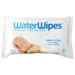 原装进口婴儿湿纸巾 纯天然无香 60片装WaterWipes Baby wipes