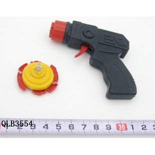 厂家直销 儿童发射枪发射器弹簧脚陀螺 赠品玩具批发