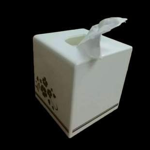 方形纸巾盒 亚克力简约欧式酒店抽纸盒 白色卷纸盒餐巾纸盒定制