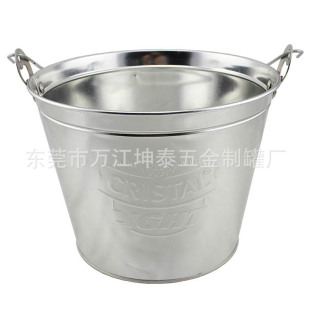 彩绘铁桶 手挽罐 金属罐 镀锌桶 马口铁有盖垃圾铁桶 金属冰桶