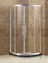 Nhà sản xuất kính cường lực tùy chỉnh phòng tắm hình vòng cung quạt hình Phật Sơn phòng tắm đơn giản khách sạn kỹ thuật phòng tắm Phòng tắm tùy chỉnh