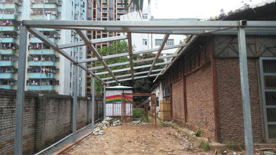 深圳香港彩钢结构铁棚架钢铁房屋搭建玻璃屋组合屋钢结构铁棚子厂