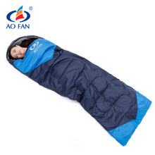 Túi ngủ ngoài trời 1 thế hệ mùa xuân và mùa thu đôi người lớn có thể được khâu túi ngủ dày cắm trại Túi ngủ