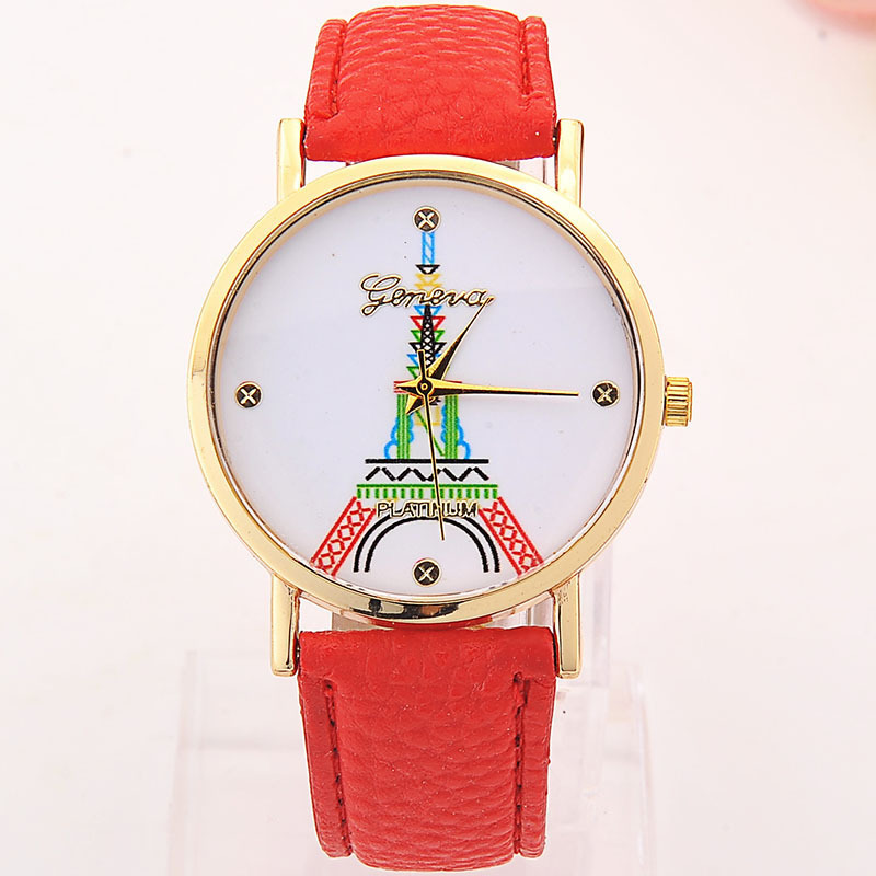 fashion Ordinary glass mirrorMen s watch (3 - white)NHMM2020-3 - white