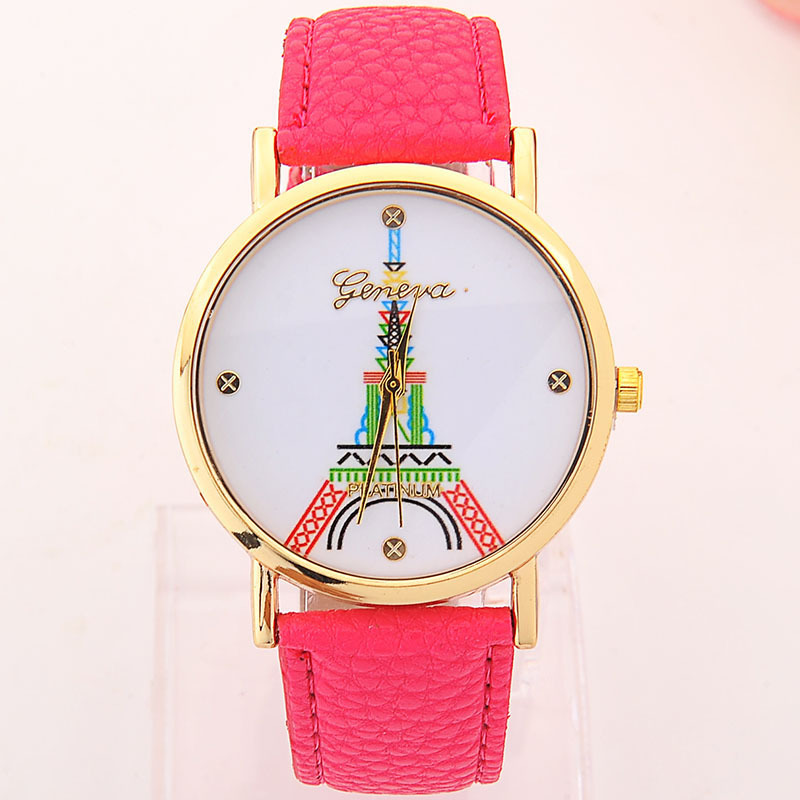 fashion Ordinary glass mirrorMen s watch (3 - white)NHMM2020-3 - white