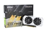 msi/微星 n750ti-2gd5t/ocv2 2g ddr5 显卡gtx750ti 双风扇