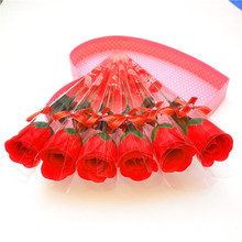Nhà máy Bán buôn Mô phỏng Xà phòng Hoa hồng Xà phòng Hoa Xà phòng Hoa Valentine Ngày Quà tặng Hoa hồng Sản phẩm hoa